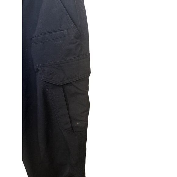 5.11 Tactical Navy Blue Mens Cargo Pants Size 36 Adjustable Waist Durable Cotton - Picture 3 of 5